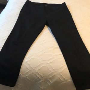 Black Ankle Length Slacks